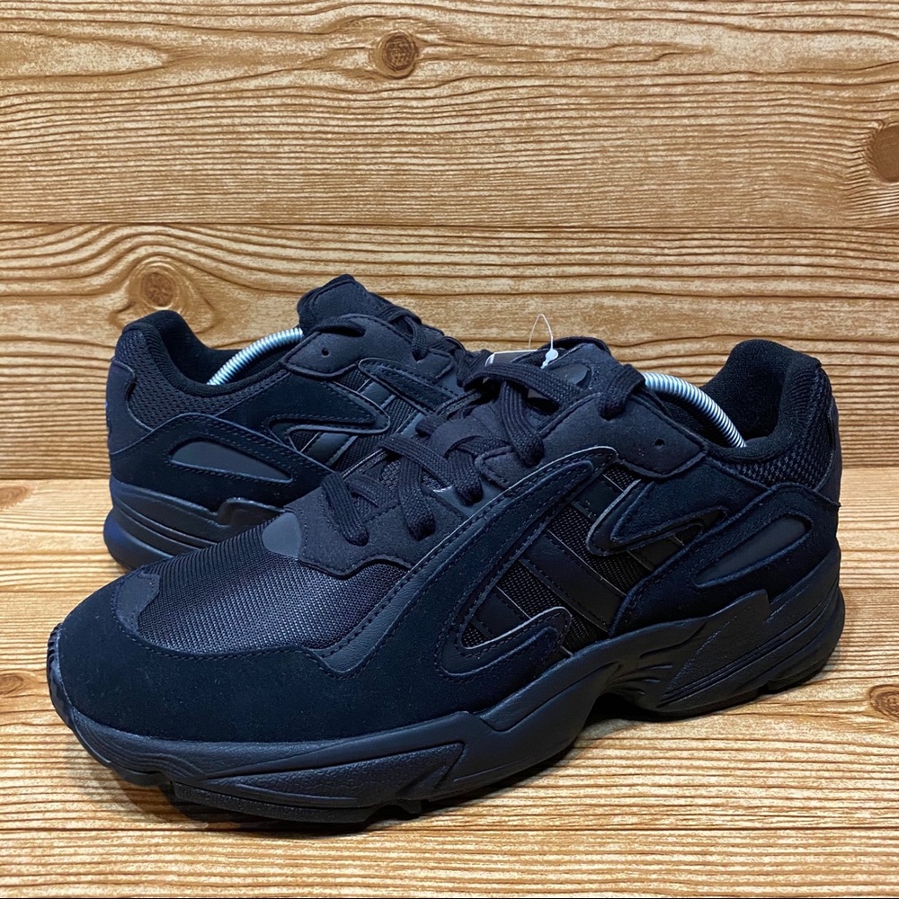 Adidas Yung-96 Chasm Triple Black Sneakers  NEW
